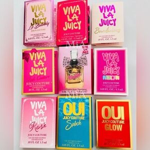 Juicy Couture Perfume Collection Sample Size (9pcs)